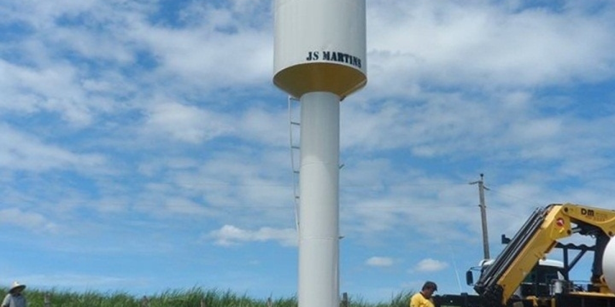 Fluted Column Elevated Storage Tank